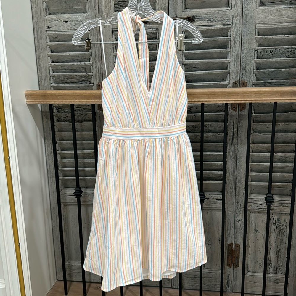 Summer halter top dress from red dress, never worn!